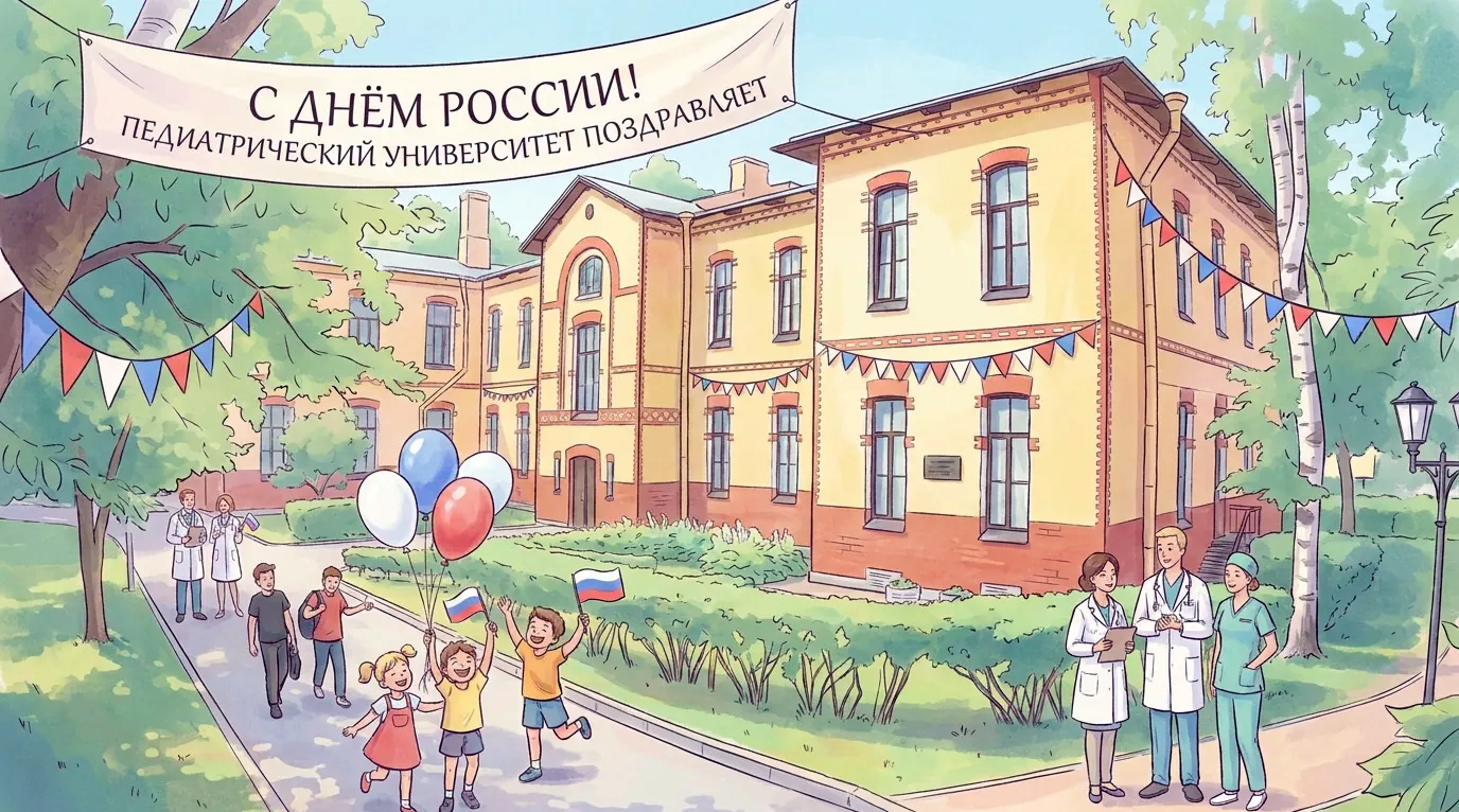 Поздравление ректора Педиатрического университета с Днём России
