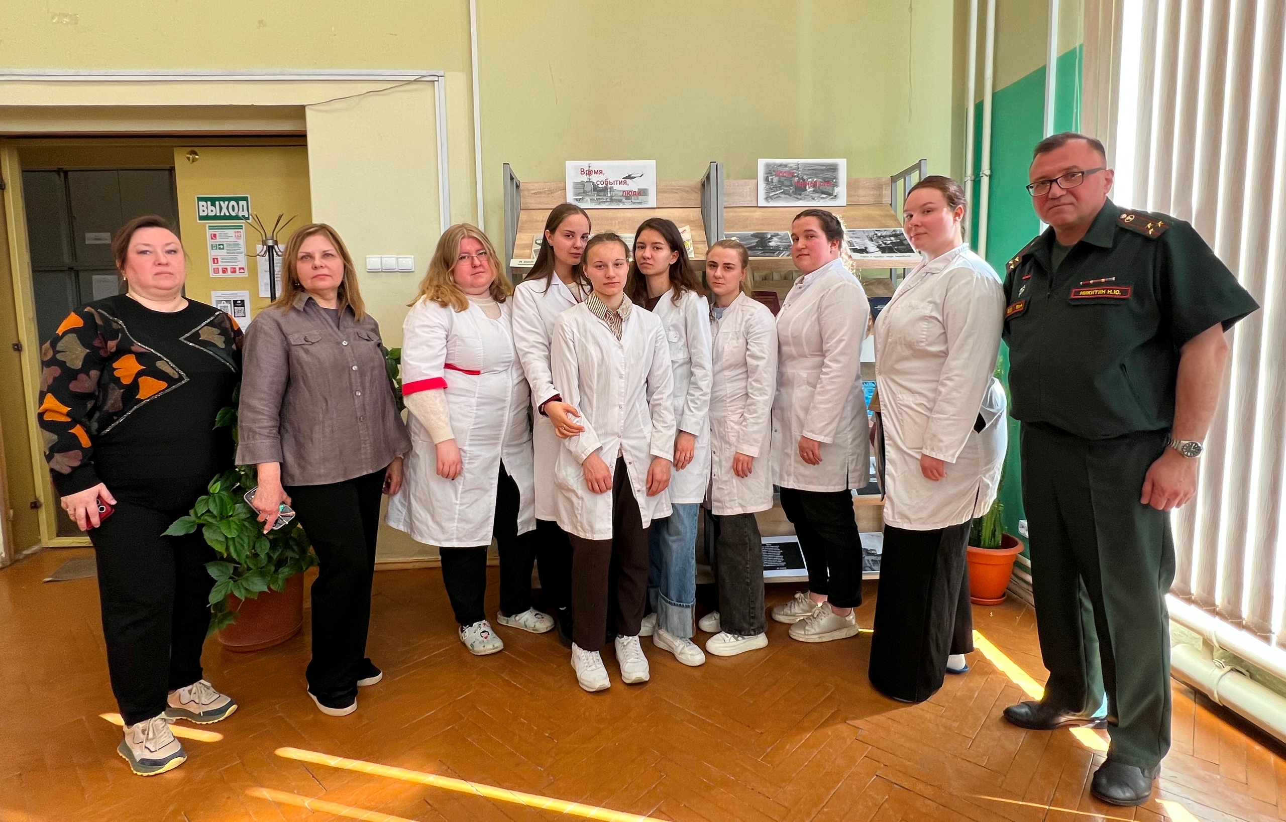 В библиотеке Педиатрического университета прошла акция памяти «Уроки Чернобыля» к сорока-летней годовщине Чернобыльской аварии