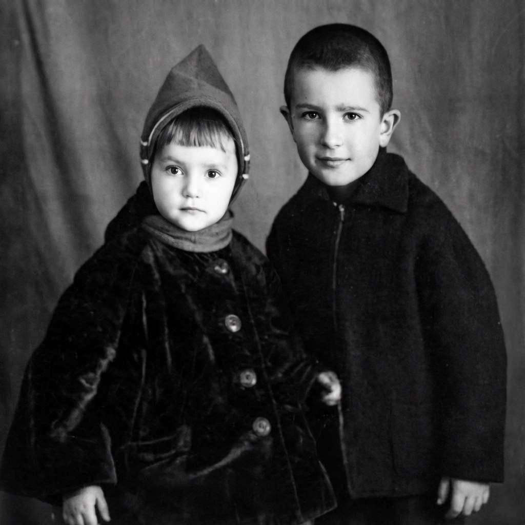 Татьяна с братом 